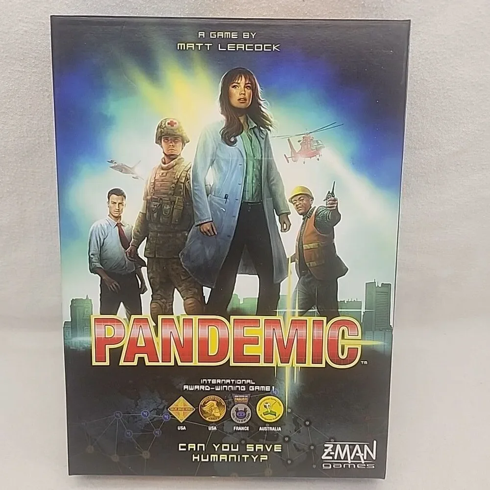 Game Pandemic Board Z-Man Games Can You Save Humanity Discover The Cure New Open